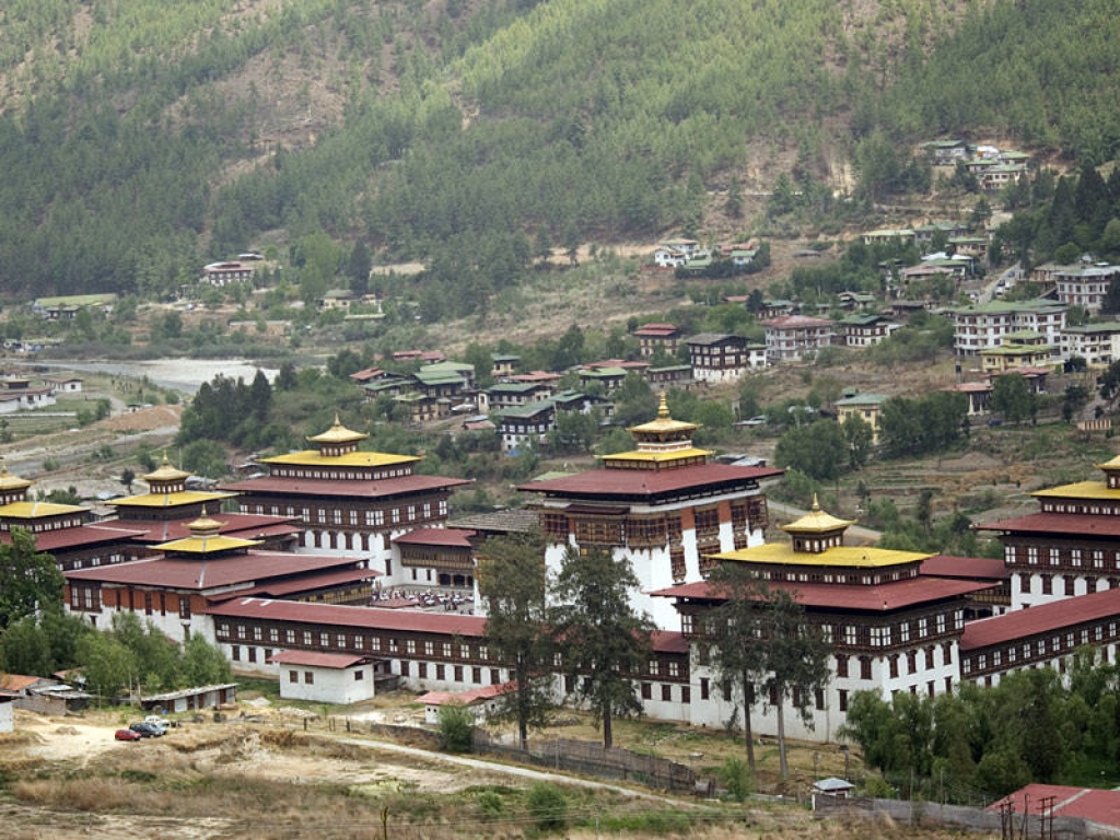 Route pour Thimphu