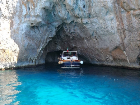 Anacapri : bateau, grotte bleue et Mont Solaro 